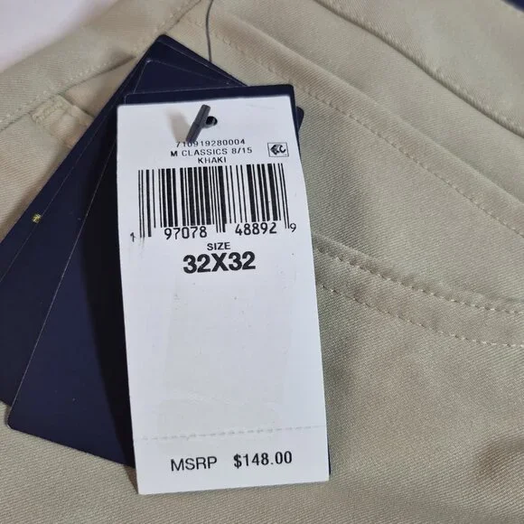 Polo Ralph Lauren Men's Pants Performance Straight Leg Stretch Khaki 32x32 (59)